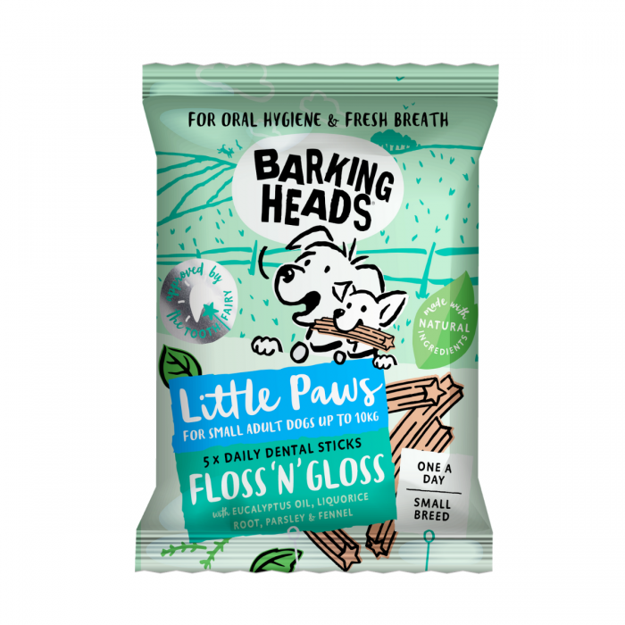 Sticks à mâcher Floss’n Gloss pour petits et grands chiens