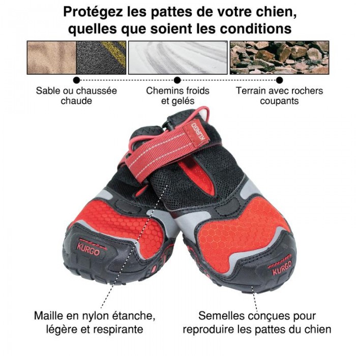 -20% Chaussures anti-brûlures Blaze Cross pour chiens (4 tailles)