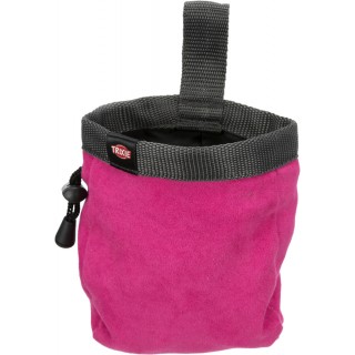 Sac à friandises effet Velours Rose