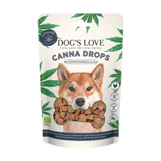 -10% (DDM 22/07/23) Canna Drops – Friandises biologiques pour chiens