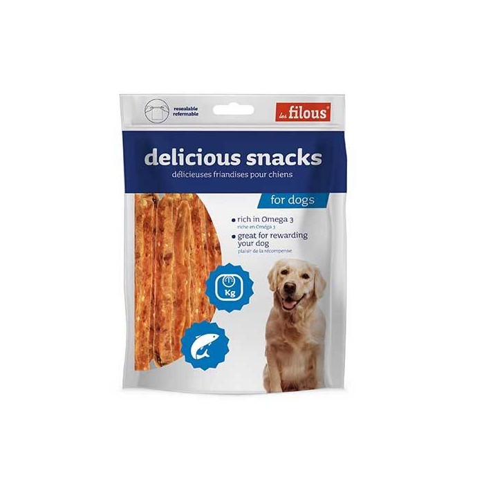 Bâtonnets au Saumon (Salmon Sticks – 100 g)