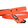 Laisse Animalin® PVC Orange Fluo – Mousq. noir – 150 cm – 2 larg.