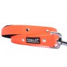 Laisse Animalin® PVC - Mousq. Inox150 cm – 2 larg./ Orange fluo