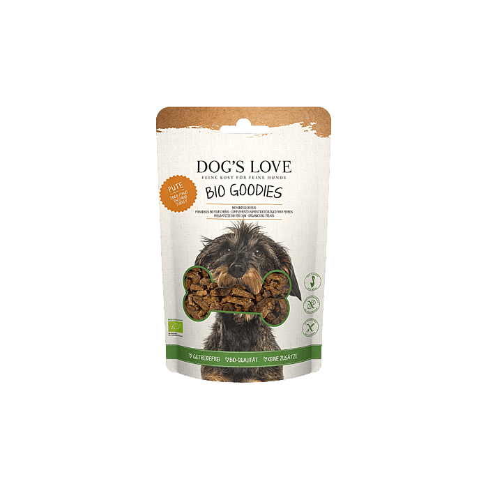 Bio Goodies – Friandises biologiques pour chiens (Variété dinde)