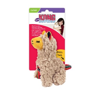 Peluche lama pour chats (Kong Buzzy Softies Llama)