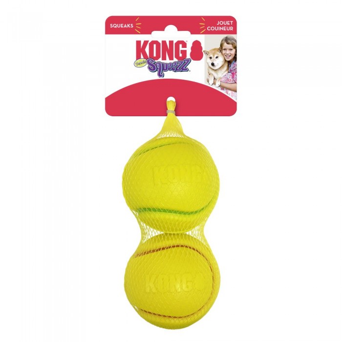 Balles KONG Squeezz Tennis - 2 Diam. (Lot de 2)