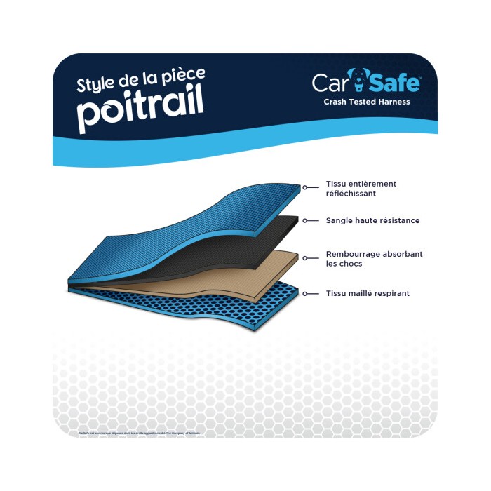 Nouveau Harnais de sécurité auto (CarSafe Crash Tested Harness) 2 tailles