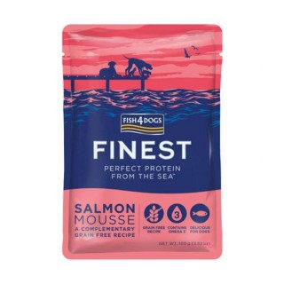 Mousse de saumon pour chiens (Fish4Dogs Finest) 100 g