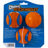 Combo Chuckit! Lot de 3 balles (3-Pack Fetch Medley)