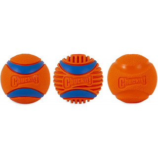 Combo Chuckit! Lot de 3 balles (3-Pack Fetch Medley)