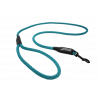 Laisse Corde Animalin® Turquoise 1,2 m  – 3 diam. – Mousqueton noir ou inox