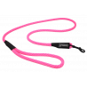Laisse Corde Animalin® Rose 1,2 m  – Diam. 14 mm – Mousqueton noir ou inox