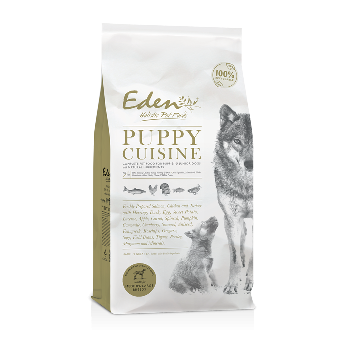 Eden 80/20 “Puppy Cuisine” Croquettes Chiots, Juniors et chiennes gestantes