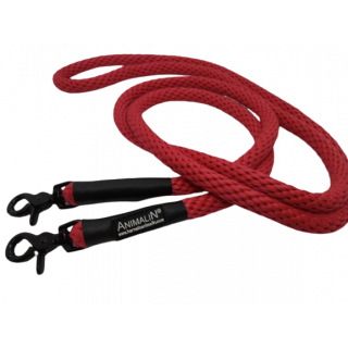 Laisse Double connexion Animalin® 2,50 m – 2 diamètres/5 coloris – Mousq. Mexicain