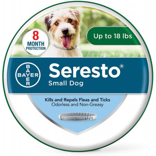Lot de 2 Seresto Collier anti-puces et anti-tiques pour petits et grands chiens (8 mois de protection)