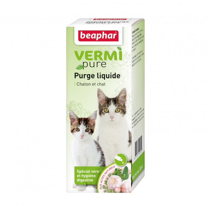 VERMIpure  – Solution liquide Chats et Chatons - 50 ml