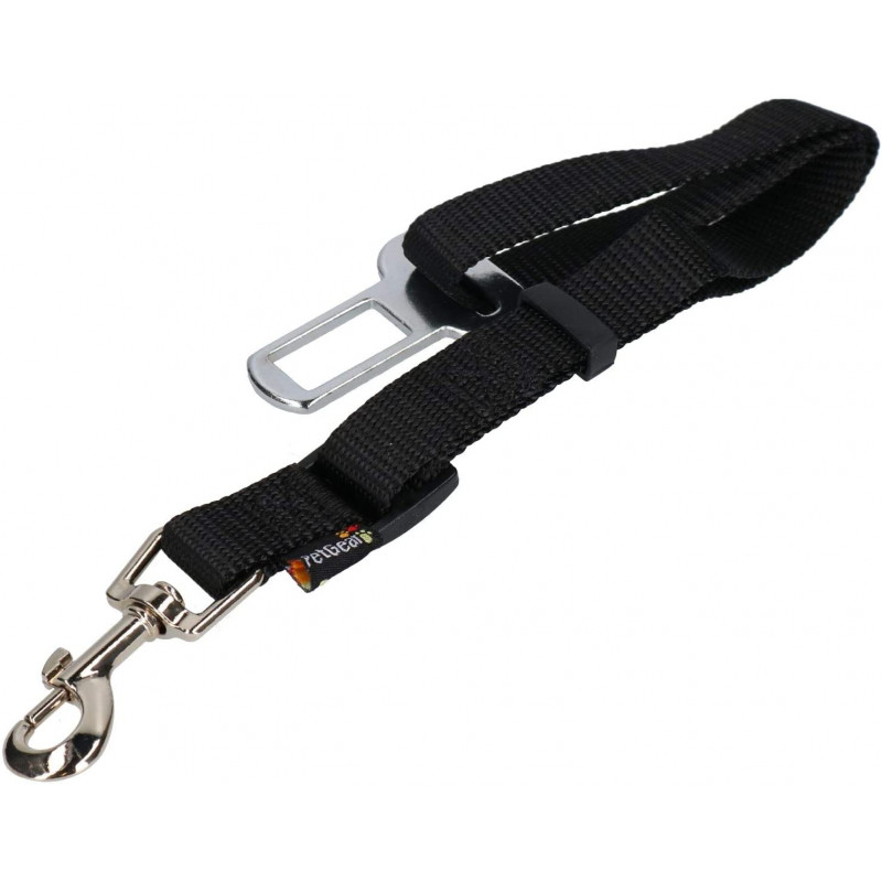 Ceinture Chien Voiture - Ceinture Securite Chien Voiture avec Mousqueton  Amélioré pour Chiens de Grande, Moyenne et Petite Taille (Lite, Noir)