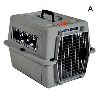 Caisse de transport “Sky Kennel” Serrure 2 points – 3 tailles – Coloris Gris