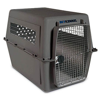 Caisse de transport “Sky Kennel” Serrure 4 points – 3 tailles – Coloris Gris