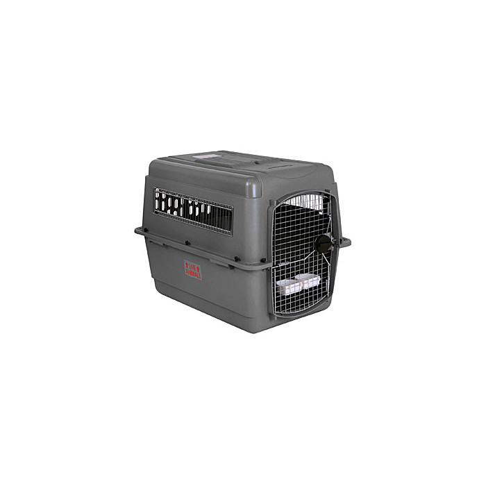 Caisse de transport “Sky Kennel” Serrure 4 points – 3 tailles – Coloris Gris