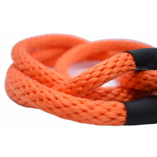 Laisse double connexion Animalin orange inox