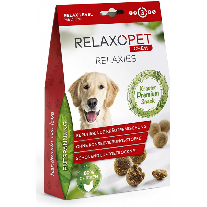 Friandises aux herbes relaxantes (Relaxies Herbal Premium Snacks – 200 g)
