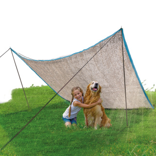 Kit d’ombrage Travel - Dim. : 283 × 212 cm - (Coolpets Shade Mate Set)