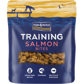 Récompenses au saumon (Fish4Dogs Training Salmon Bites) 80 g