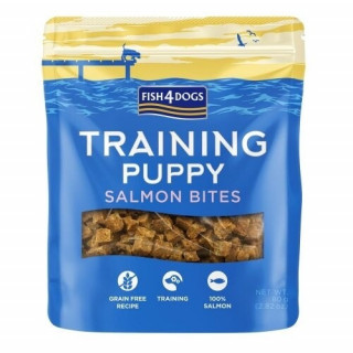 Récompenses au saumon pour chiots (Fish4Dogs Puppy Training Salmon Bites) 80 g