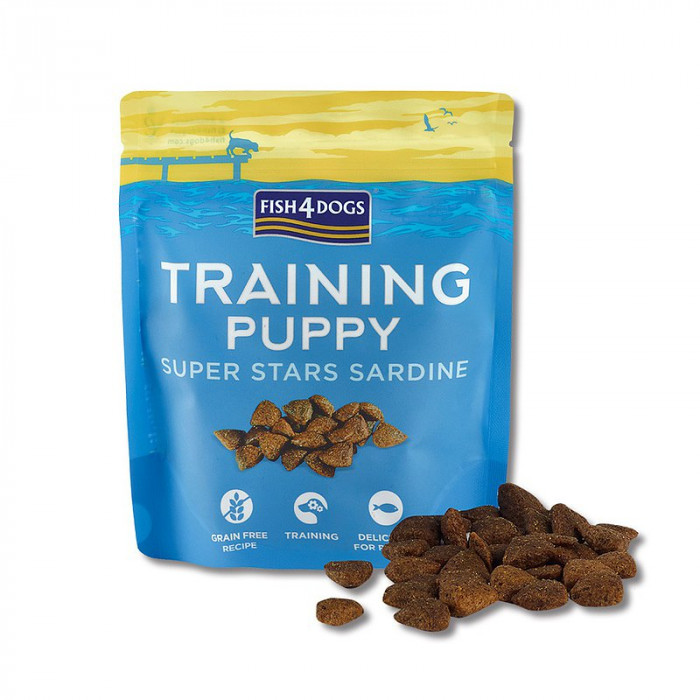 Récompenses d‘entraînement pour chiots (Training Puppy SuperStars Sardine) 150 g