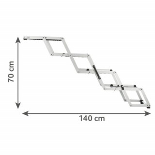 Escalier/Rampe 4 marches pliantes et anti-dérapantes (4-Step Folding Pet Stair)