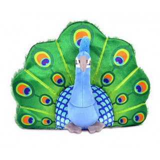 Paon en peluche
