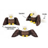Peluche Aigle - Sifflet intégré
