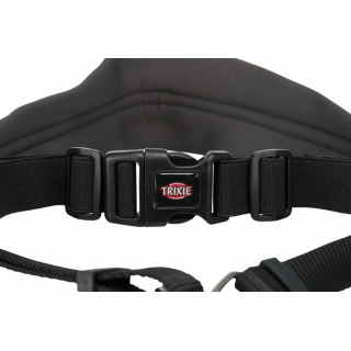 Ceinture ventrale avec laisse (Coloris Noir / 70-120 cm)