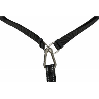 Ceinture ventrale avec laisse (Coloris Noir / 70-120 cm)