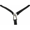 Ceinture ventrale avec laisse (Coloris Noir / 70-120 cm)