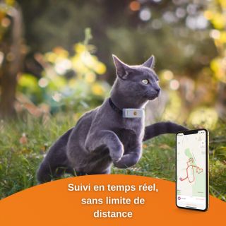 Traceur GPS pour chien coloris blanc Weenect : Weenect WEENECT