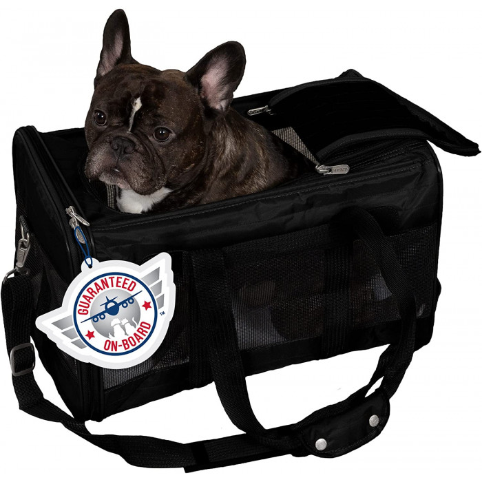 Acheter Sac à dos de Transport pour animaux de compagnie, sac de voyage pour  chien et chat, sac à main de Transport approuvé par la compagnie aérienne  pour petits chiens et chats