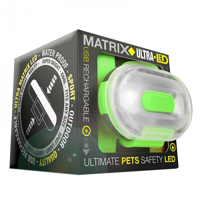 Lampe de sécurité Ultra LED Matrix - 6 couleurs - Charge USB - 100 % étanche