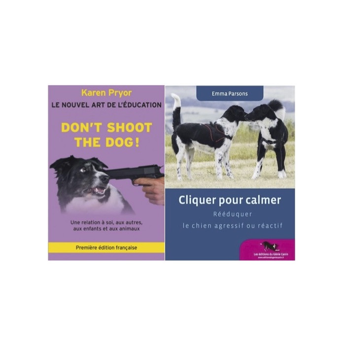 Kit Librairie -5% : Don’t Shoot The Dog + Cliquer pour calmer