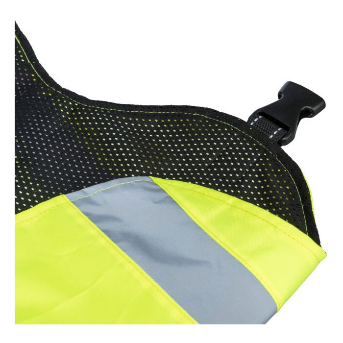 Gilet de sécurité réfléchissant pour chien (vert m), haute visibilité, jour  et nuit en plein air. Votre chien est visible pour éviter les accidents de  voiture ou la chasse