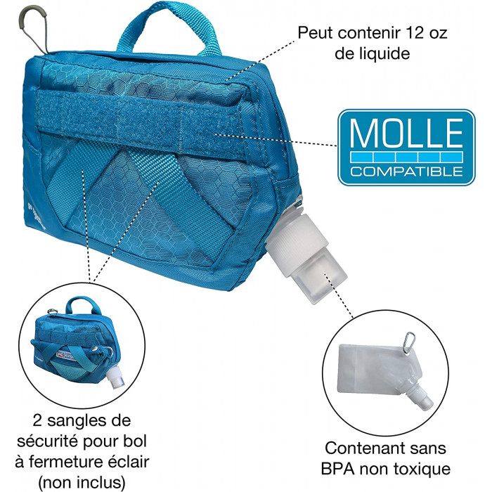 Flasque d’eau de voyage (Kurgo RSG Hydration Flask)