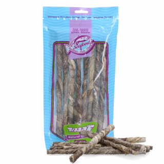 Bâtonnets torsadés de Saumon sauvage 97 G (Braaf Salmon Roll Sticks 20 cm)