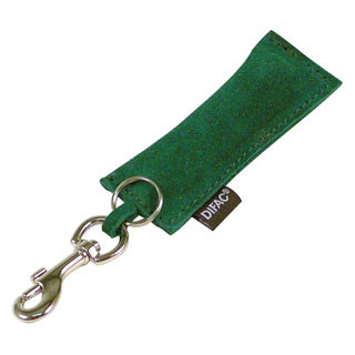 Porte-clés Boudin cuir velours 10 cm (4 couleurs)