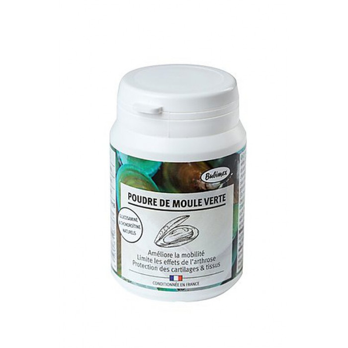 Poudre de Moules vertes – 60 g (pour chiens et chats)