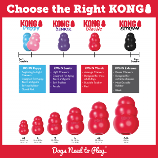 KONG Classique Rouge (5 tailles)