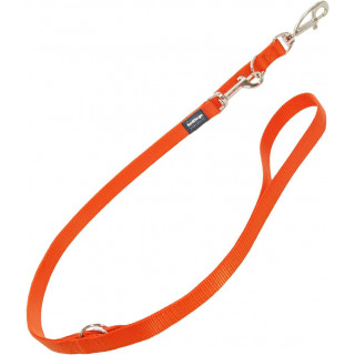 Laisse 3 Positions Red Dingo pour petits chiens (L 2 m/l 12 mm)