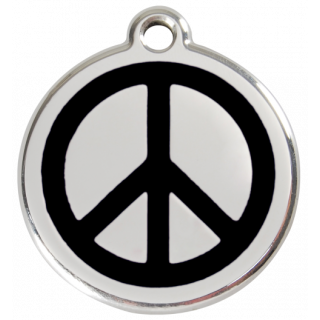 Médaille Peace & Love à graver - 3 diam. - 10 coloris - 4 choix de gravure