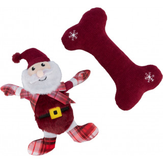 Coffret Cadeau : Peluches Os & Père Noël