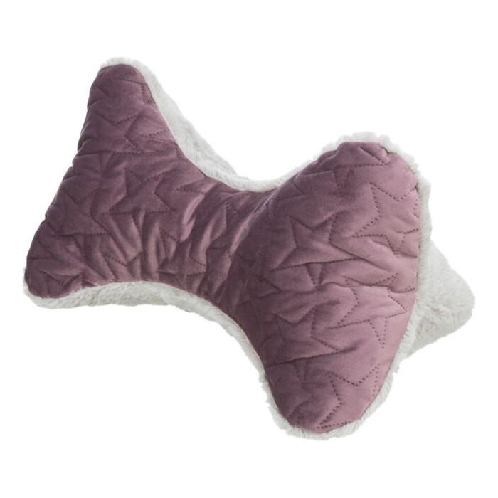 Oreiller Estelle en velours doux (Taille unique 34 x 20 cm)